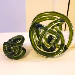 Glass orb set